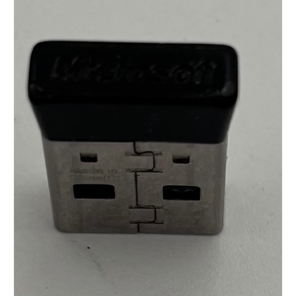 Microsoft USB Wireless Receiver Dongle Model 1447 Black Excellent Nano Adapter